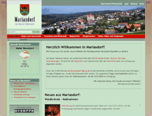 Tablet Screenshot of mariasdorf.at